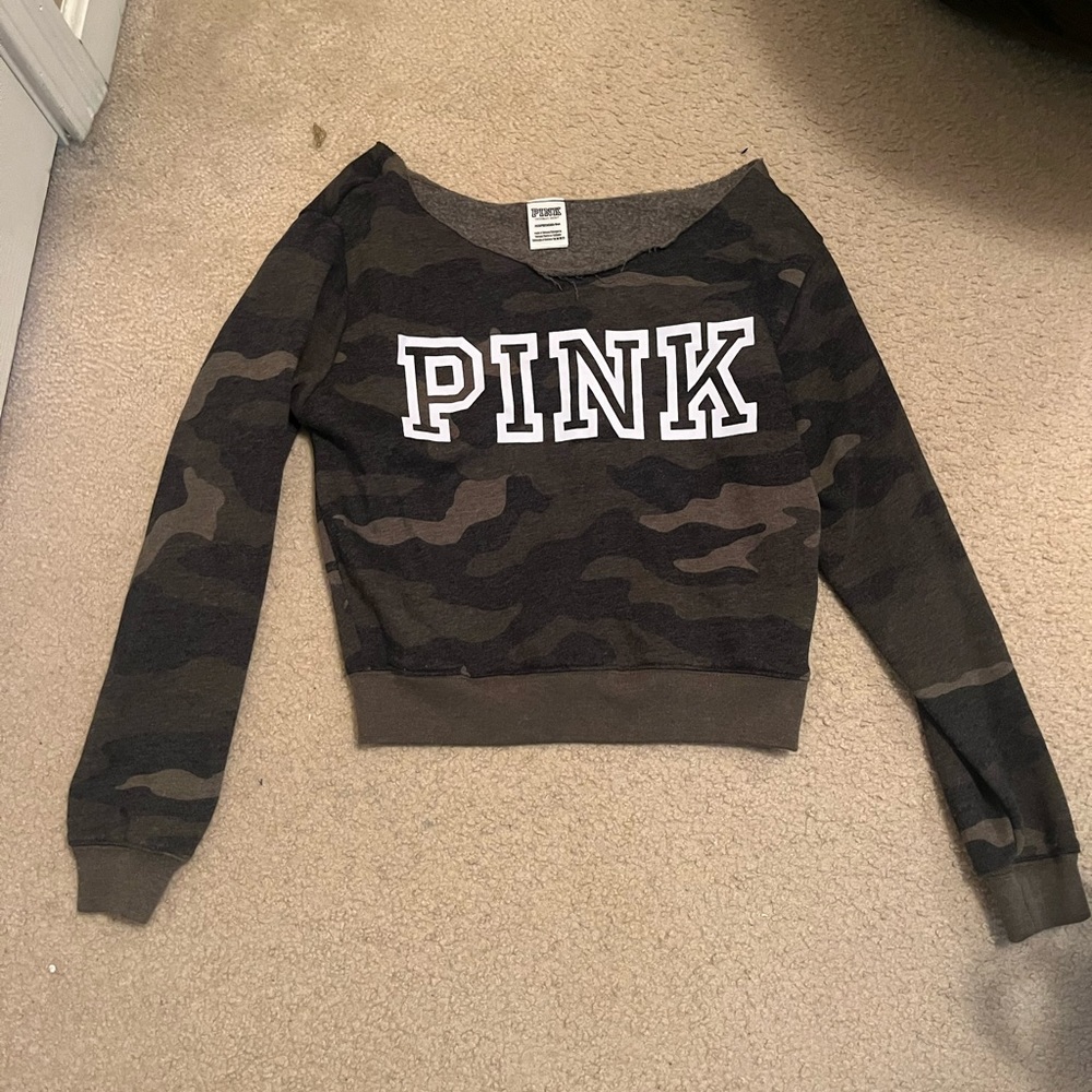 PINK camo top